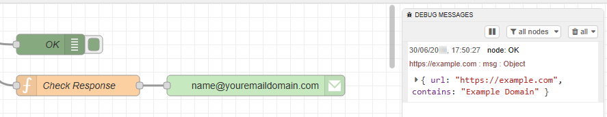website status check debug